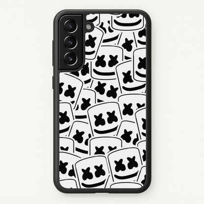 Collage - White Helmet DJ  - Marshmello Phone Case for Galaxy S22