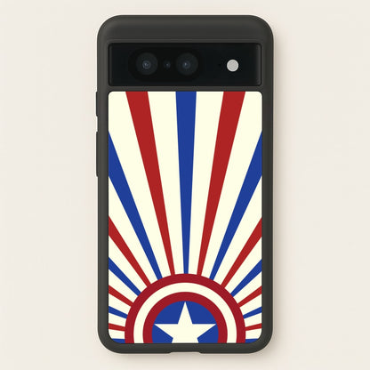 Shield And Stripes  - Marvel Phone Case for Google Pixel 8
