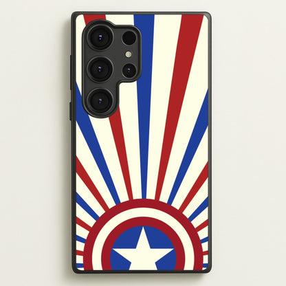 Shield And Stripes  - Marvel Phone Case for Galaxy S25 Ultra