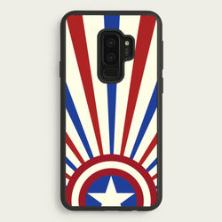 Shield And Stripes  - Marvel Phone Case for Galaxy S9 Plus
