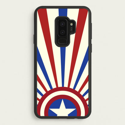 Shield And Stripes  - Marvel Phone Case for Galaxy S9 Plus
