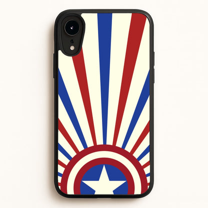 Shield And Stripes  - Marvel Phone Case for iPhone XR