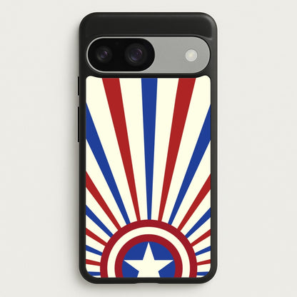 Shield And Stripes  - Marvel Phone Case for Google Pixel 9 / 9 Pro
