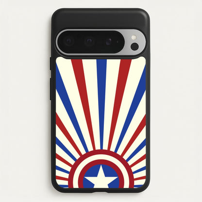 Shield And Stripes  - Marvel Phone Case for Google Pixel 9 Pro XL