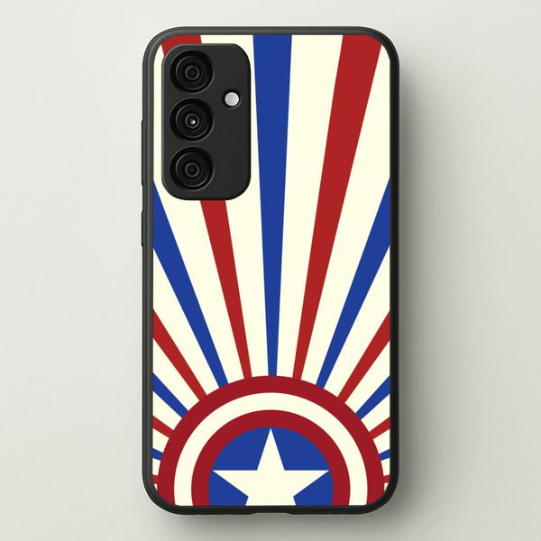 Shield And Stripes  - Marvel Phone Case for Galaxy A35