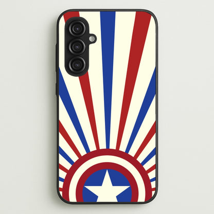 Shield And Stripes  - Marvel Phone Case for Galaxy S23FE