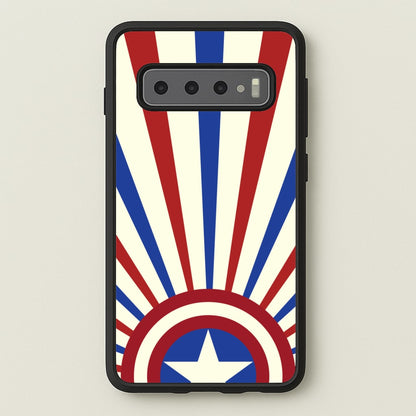 Shield And Stripes  - Marvel Phone Case for Galaxy S10