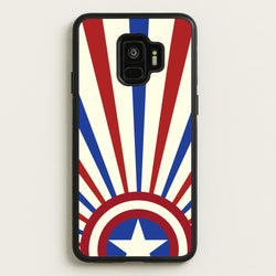 Shield And Stripes  - Marvel Phone Case for Galaxy S9