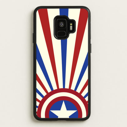 Shield And Stripes  - Marvel Phone Case for Galaxy S9