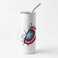 Shield Break Skinny Tumbler