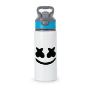 Black And White Helmet In Space  Active Water Bottle 2