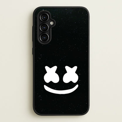Black And White Helmet In Space   - Marshmello Phone Case for Galaxy A54