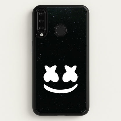 Black And White Helmet In Space   - Marshmello Phone Case for Huawei P30 Lite
