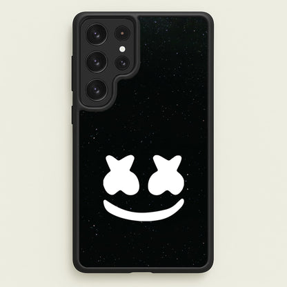 Black And White Helmet In Space   - Marshmello Phone Case for Galaxy S22 Ultra