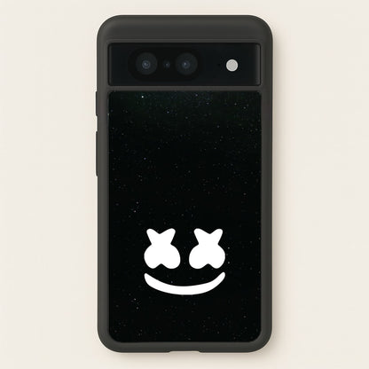 Black And White Helmet In Space   - Marshmello Phone Case for Google Pixel 8