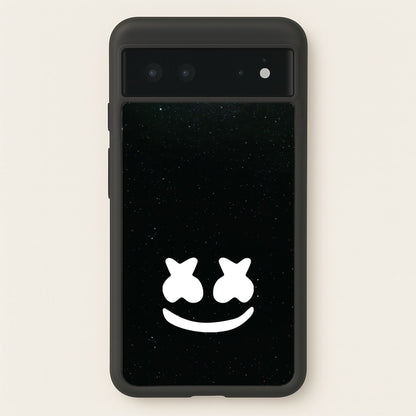 Black And White Helmet In Space   - Marshmello Phone Case for Google Pixel 6