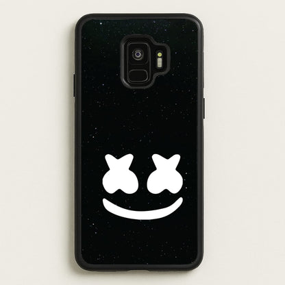 Black And White Helmet In Space   - Marshmello Phone Case for Galaxy S9
