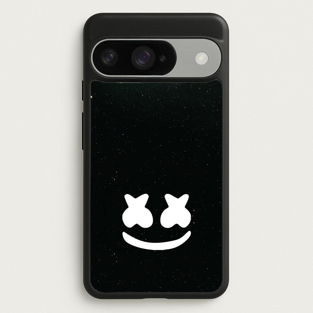 Black And White Helmet In Space Phone Case for Google Pixel 10 / 10 Pro