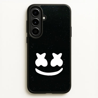 Black And White Helmet In Space   - Marshmello Phone Case for Galaxy A56