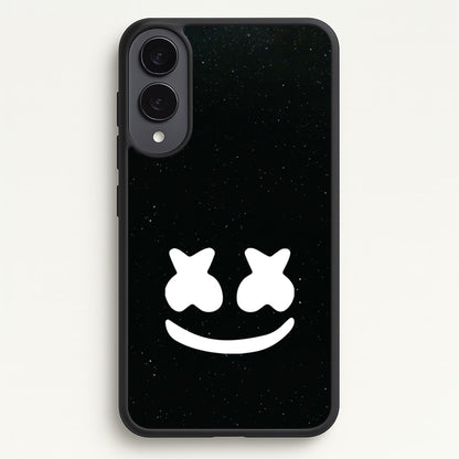 Black And White Helmet In Space   - Marshmello Phone Case for Galaxy S25 Edge