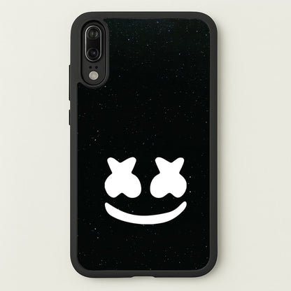 Black And White Helmet In Space   - Marshmello Phone Case for Huawei P20