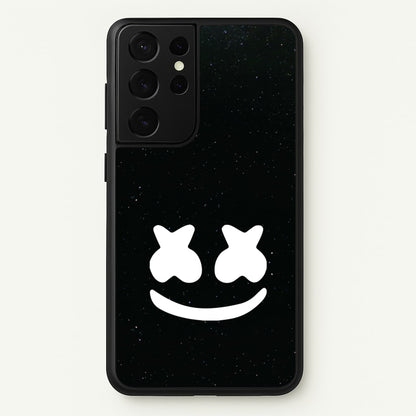 Black And White Helmet In Space   - Marshmello Phone Case for Galaxy S21 Ultra