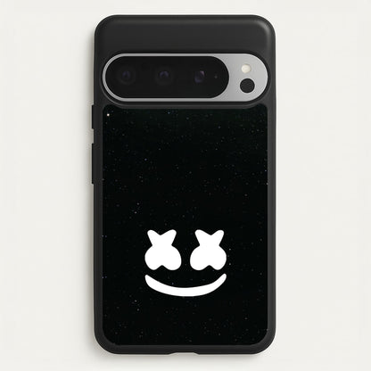 Black And White Helmet In Space   - Marshmello Phone Case for Google Pixel 9 Pro XL