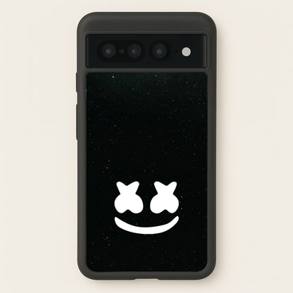 Black And White Helmet In Space   - Marshmello Phone Case for Google Pixel 7 Pro