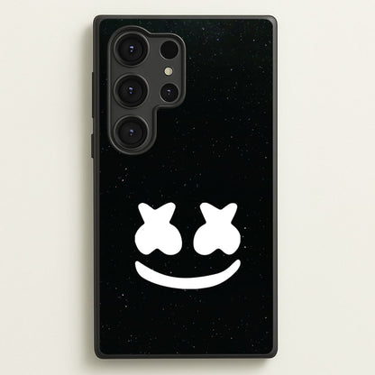 Black And White Helmet In Space   - Marshmello Phone Case for Galaxy S25 Ultra
