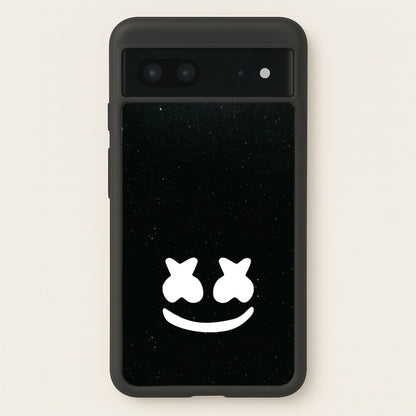 Black And White Helmet In Space   - Marshmello Phone Case for Google Pixel 7