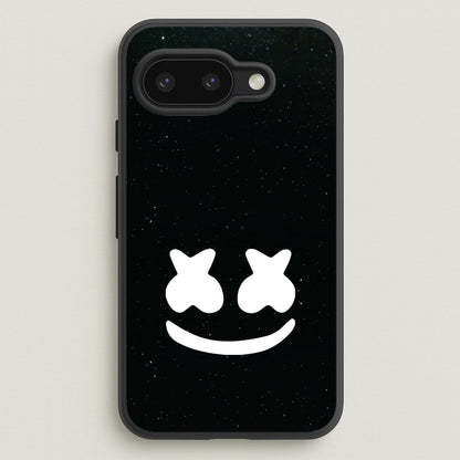 Black And White Helmet In Space   - Marshmello Phone Case for Google Pixel 9a