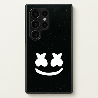 Black And White Helmet In Space   - Marshmello Phone Case for Galaxy S24 Ultra