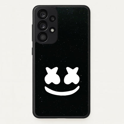 Black And White Helmet In Space   - Marshmello Phone Case for Galaxy A53