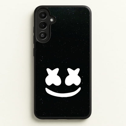 Black And White Helmet In Space   - Marshmello Phone Case for Galaxy A36