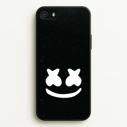 Black And White Helmet In Space   - Marshmello Phone Case for iPhone 5 / 5s / SE 2016