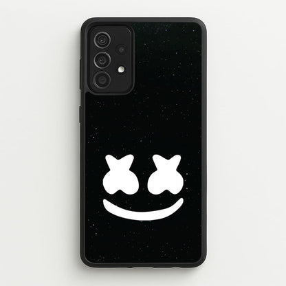 Black And White Helmet In Space   - Marshmello Phone Case for Galaxy A52 / A52s