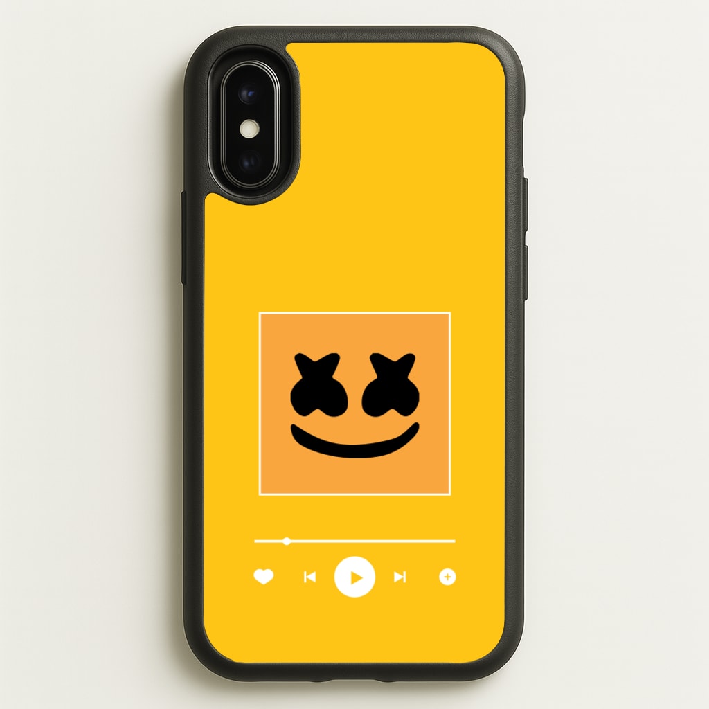 Helmet DJ Album Cover  - Marshmello Phone Case for iPhone X / XS