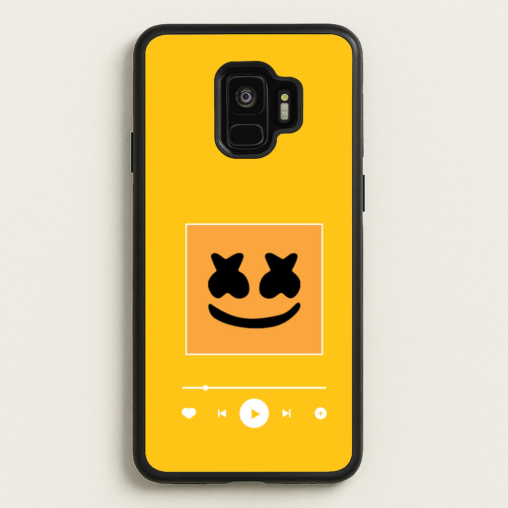 Helmet DJ Album Cover  - Marshmello Phone Case for Galaxy S9