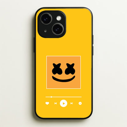 Helmet DJ Album Cover  - Marshmello Phone Case for iPhone 15