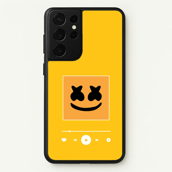 Helmet DJ Album Cover  - Marshmello Phone Case for Galaxy S21 Ultra