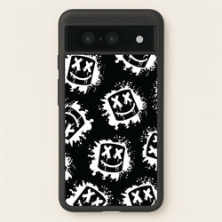 Black And White Helmet DJ Pattern  - Marshmello Phone Case for Google Pixel 8