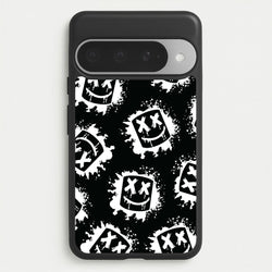 Black And White Helmet DJ Pattern Phone Case for Google Pixel 10 Pro XL
