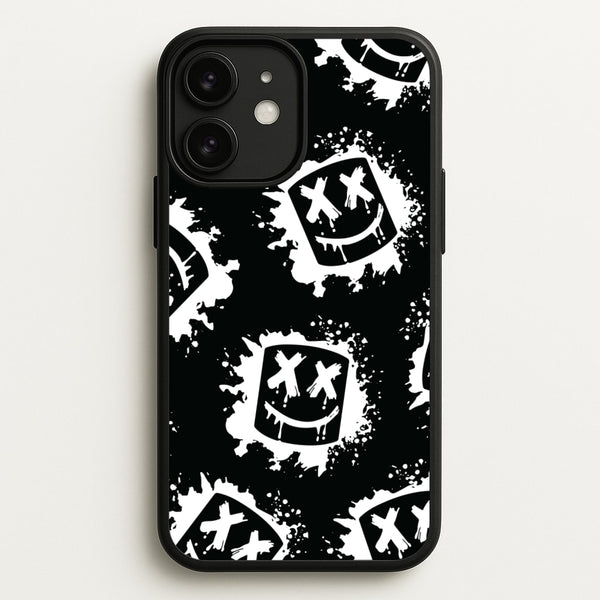 Black And White Helmet DJ Pattern  - Marshmello Phone Case for iPhone 11