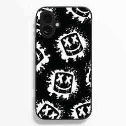 Black And White Helmet DJ Pattern Phone Case