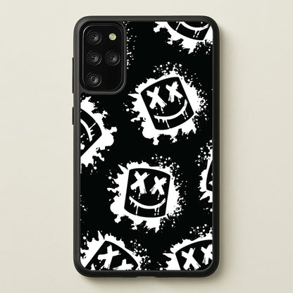 Black And White Helmet DJ Pattern  - Marshmello Phone Case for Galaxy S20 Plus