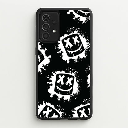 Black And White Helmet DJ Pattern  - Marshmello Phone Case for Galaxy A52 / A52s
