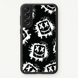 Black And White Helmet DJ Pattern  - Marshmello Phone Case for Galaxy S22 Plus