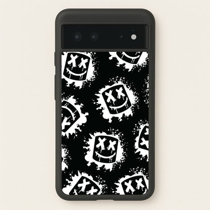 Black And White Helmet DJ Pattern  - Marshmello Phone Case for Google Pixel 6