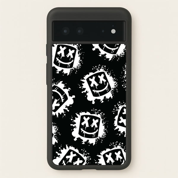 Black And White Helmet DJ Pattern  - Marshmello Phone Case for Google Pixel 6