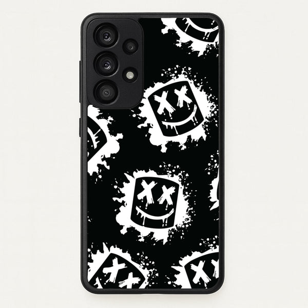 Black And White Helmet DJ Pattern  - Marshmello Phone Case for Galaxy A33